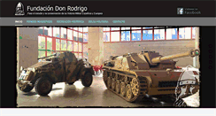 Desktop Screenshot of fundaciondonrodrigo.com